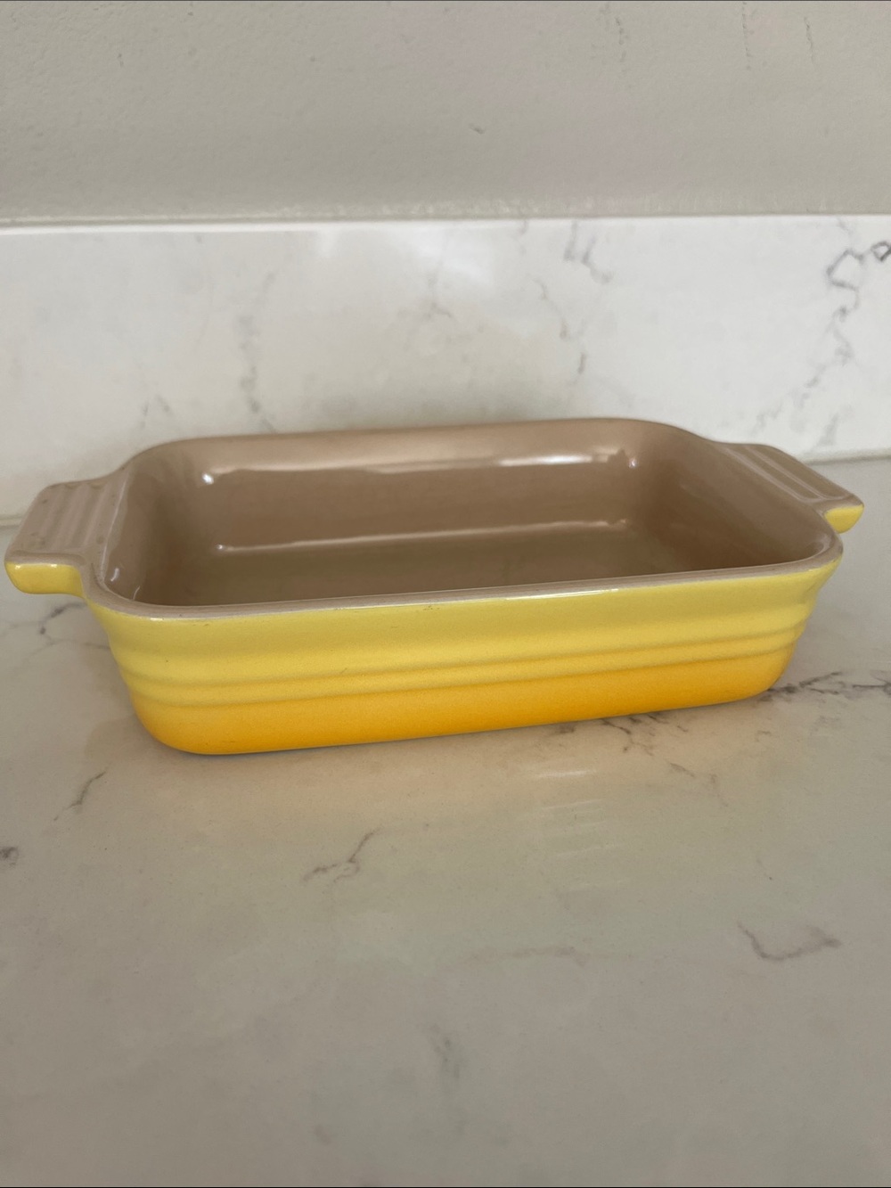 Le Creuset Yellow Ombré Stoneware  Rectangular